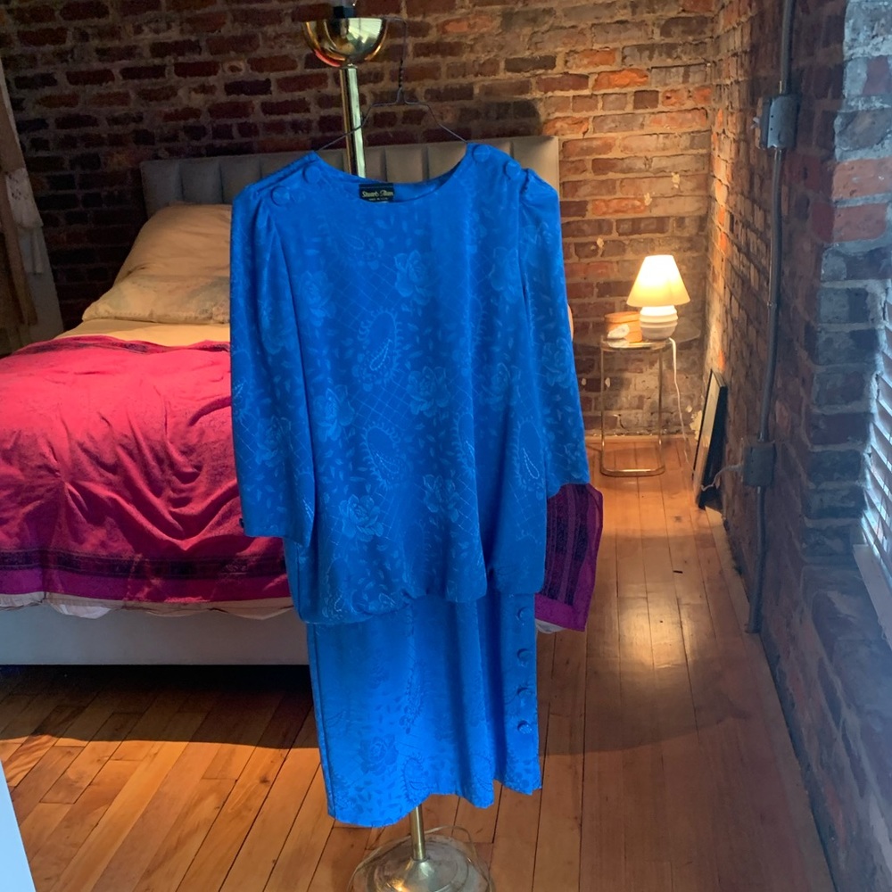 Vintage blue party dress